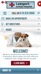 Mobile Screenshot of leesportanimalhospital.com