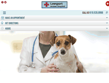 Tablet Screenshot of leesportanimalhospital.com
